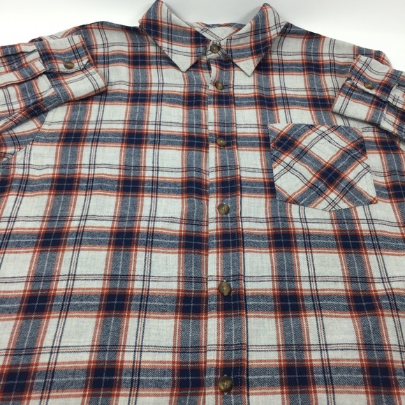Field & Stream Plaid Flannel Lumberjack Work Shirt - Picture 4 of 15